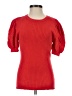 Milly Red Short Sleeve Turtleneck Size S - photo 1