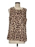 CAbi 100% Polyester Brown Sleeveless Blouse Size M - photo 1