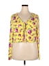Torrid Yellow 3/4 Sleeve Blouse Size 2X Plus (2) - photo 1