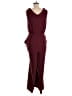 Boden 100% Polyester Solid Burgundy Jumpsuit Size 8 - photo 2