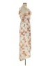 Lush 100% Polyester Floral Ivory Casual Dress Size S - photo 4