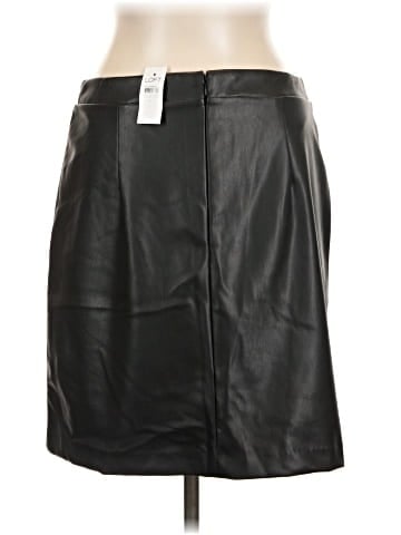 Ann Taylor LOFT Faux Leather Skirt (view 2)