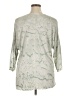 XCVI Green 3/4 Sleeve Blouse Size XL - photo 2