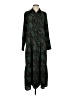 Assorted Brands 100% Polyester Paisley Green Casual Dress Size S - photo 1