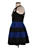 Crystal Doll Color Block Blue Cocktail Dress Size 5 - photo 5