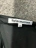 Reformation 100% Polyester Solid Black Formal Skirt Size L - photo 4