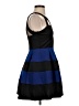 Crystal Doll Color Block Blue Cocktail Dress Size 5 - photo 4
