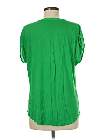 INC International Concepts Short Sleeve Blouse (view 2)
