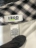 Izod Golf Checkered-gingham Gray Black Skort Size 12 - photo 3
