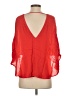 Zara Red 3/4 Sleeve Blouse Size XS - photo 2