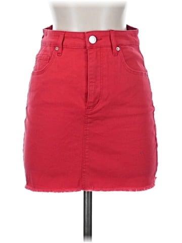 Garage Denim Skirt (view 1)