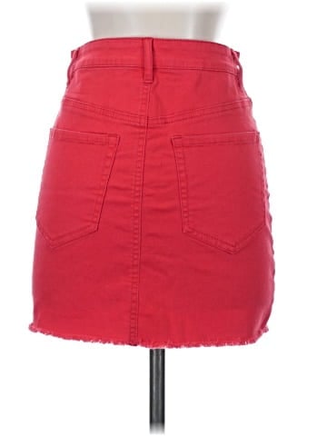 Garage Denim Skirt (view 2)