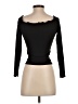 Unbranded 100% Polyester Black Long Sleeve Top Size XS - photo 2