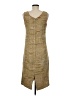 ASHRO Tweed Tan Green Casual Dress Size 8 - photo 2