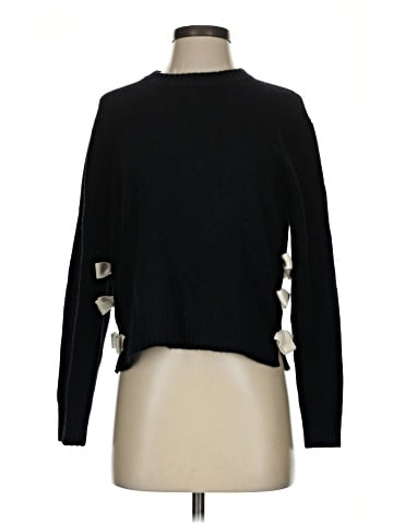 Aqua Cashmere Pullover Sweater (view 1)