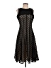 Anne Klein 100% Polyester Black Cocktail Dress Size 4 - photo 1