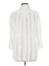 Zara Ivory 3/4 Sleeve Button-Down Shirt Size M - photo 2
