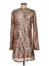 H&M Metallic Gold Cocktail Dress Size S - photo 2