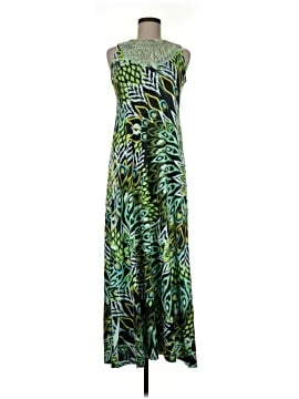 ganni green wrap dress GANNI Green Floral Print Wrap Dress Size S – alineconsignment main image 1