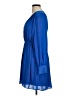 H&M 100% Polyester Solid Blue Casual Dress Size M - photo 5
