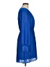 H&M 100% Polyester Solid Blue Casual Dress Size M - photo 4