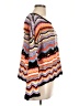 Unbranded 100% Polyester Chevron-herringbone Orange Pullover Sweater Size L (estimated) - photo 4