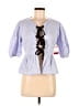 Assorted Brands Blue 3/4 Sleeve Blouse Size L - photo 1