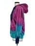 Zine Tie-dye Teal Pullover Hoodie Size L - photo 5