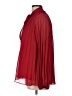 Zara 100% Polyester Burgundy Long Sleeve Blouse Size L - photo 5