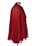 Zara 100% Polyester Burgundy Long Sleeve Blouse Size L - photo 4