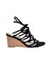 Steve Madden 100% Leather Black Wedges Size 6 1/2 (wide) - photo 1