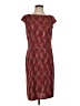 Max Studio Print Burgundy Cocktail Dress Size S - photo 1
