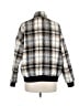 Lascana 100% Polyester Plaid Gray Coat Size 8 - photo 2