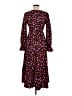 Unbranded 100% Polyester Floral Multi Color Black Casual Dress Size M (estimated) - photo 2