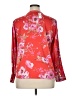 Talbots Floral Red Long Sleeve Blouse Size XL Petite - photo 2