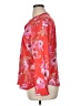 Talbots Floral Red Long Sleeve Blouse Size XL Petite - photo 5