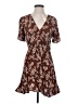 Angie 100% Rayon Paisley Brown Casual Dress Size S - photo 1