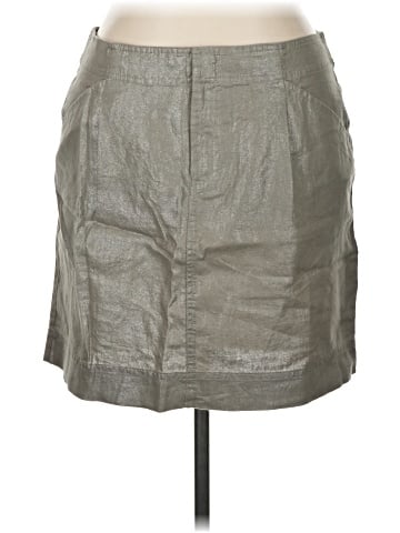Ann Taylor Factory Faux Leather Skirt (view 1)