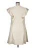 Gap 100% Polyester Solid Ivory Cocktail Dress Size 16 - photo 2
