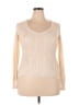 Banana Republic 100% Cotton Ivory Pullover Sweater Size M - photo 1