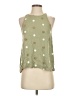 Blu Pepper 100% Rayon Green Sleeveless Blouse Size S - photo 1