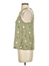 Blu Pepper 100% Rayon Green Sleeveless Blouse Size S - photo 5