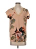 Shein Tan Short Sleeve Blouse Size S - photo 1