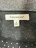 Francesca's Metallic Black Long Sleeve Top Size L - photo 7