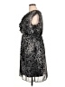 SOHO Apparel Ltd 100% Polyester Animal Print Black Cocktail Dress Size 16 (petite) - photo 5
