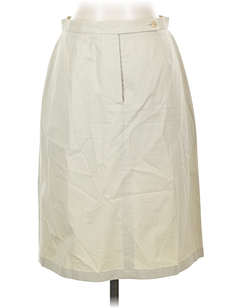 Pre-owned Classiques Entier Formal Skirt In Ivory
