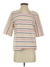 Porridge Stripes Tan Short Sleeve Top Size Sm (1) - photo 1