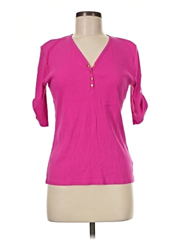 Lauren by Ralph Lauren 3/4 Sleeve Top (view 1)