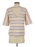 Porridge Stripes Tan Short Sleeve Top Size Sm (1) - photo 2