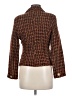 Street One 100% Polyester Tweed Brown Blazer Size EU 40 / US 10 - photo 2